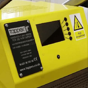 Control of Tappex 3rd generation heat installation machine