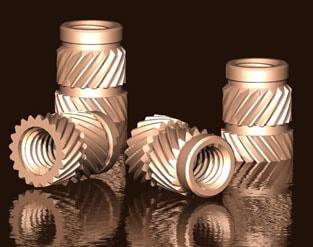 Dedsert® range of threaded inserts, suitable for heat or ultrasonic installation into thermoplastic materials