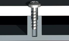 Tappex thread forming screws