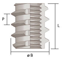 Tappex Foamsert double ended insert design