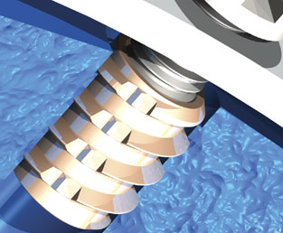 Tappex Foamsert, threaded inserts for structural foam, chipboard and fibre board